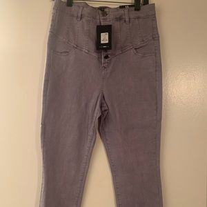 Plus size High waist jeans